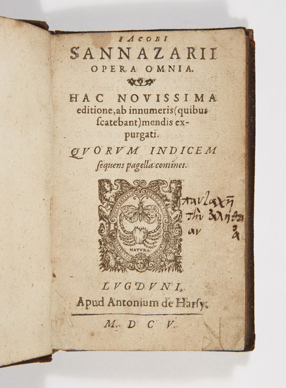 Title page of "Opera Omnia"