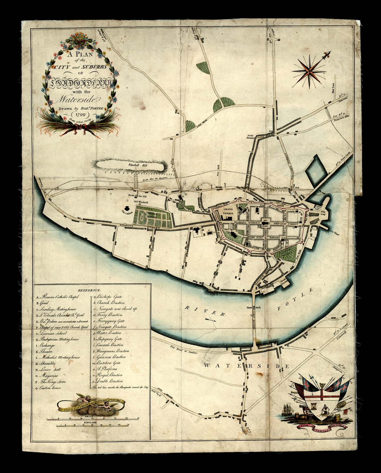 A map of Derry