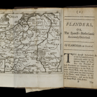 Map of the Spanish Netherlands